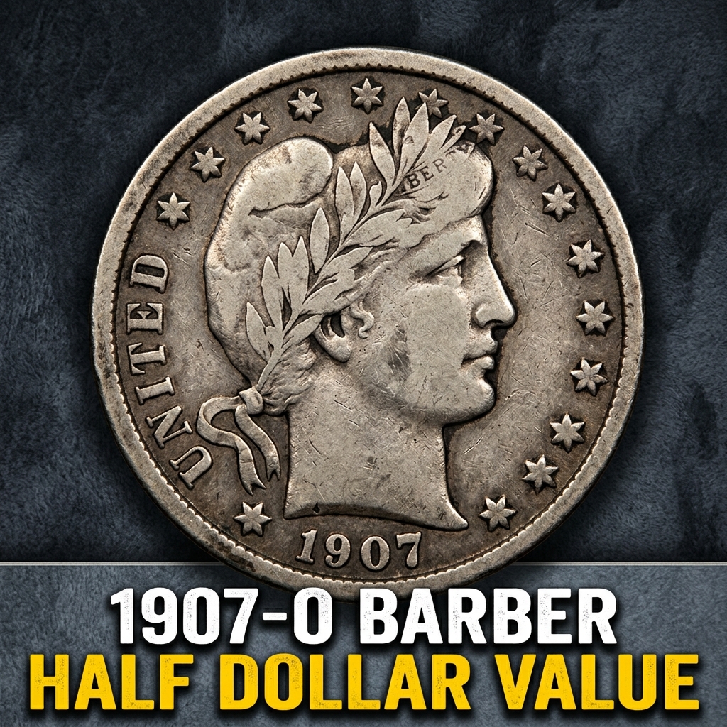 1907-O Barber Half Dollar Value Guide What This New Orleans Coin Is Really Worth